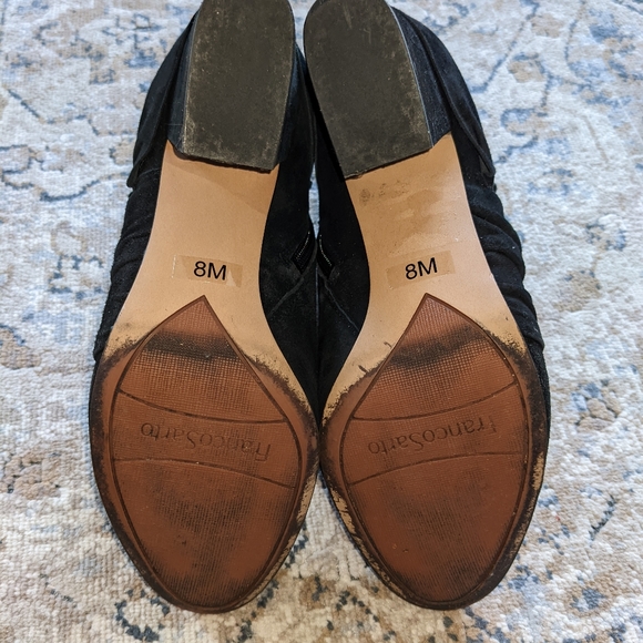 Suede Ruched Booties - Picture 5 of 5